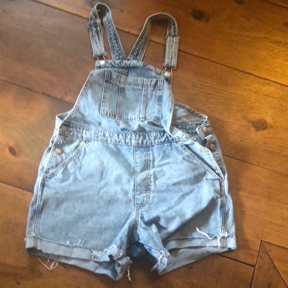 Universal Thread Blue Denim Overalls